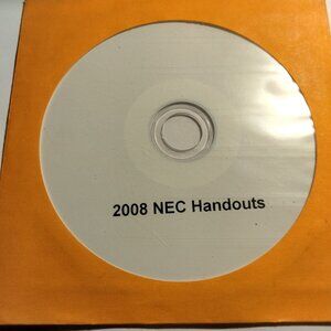 NEC Nurse Educator Conference Handouts 2008 Nursing Education Student Nurse CD